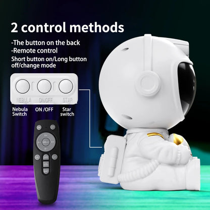 Astronaut Galaxy Star Projector Lamp  مصباح مجرة الفضاء – بروجكتور النجوم