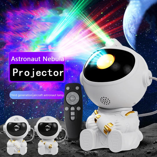 Astronaut Galaxy Star Projector Lamp  مصباح مجرة الفضاء – بروجكتور النجوم