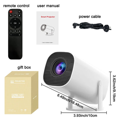Pocket Smart Projector – 4K Mini Cinema بروجكتور سينما منزلي ذكي – عرض 4K لاسلكي