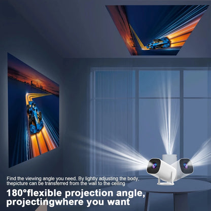 Pocket Smart Projector – 4K Mini Cinema بروجكتور سينما منزلي ذكي – عرض 4K لاسلكي